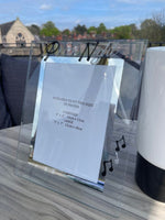 Prom Night Gift Photo Frame: Portrait Blk/Sil