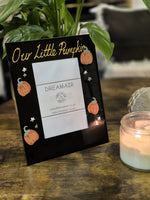 Pumpkin Portrait Black & Clear Frames 2 Sizes