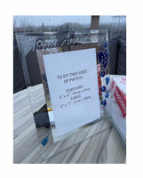 65th Wedding Anniversary Gift Photo: Frame Portrait (Flower)