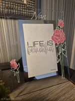 Nan Photo Frame: Portrait (Rose)