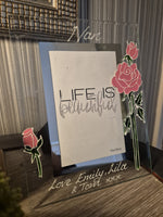 Nan Photo Frame: Portrait (Rose)