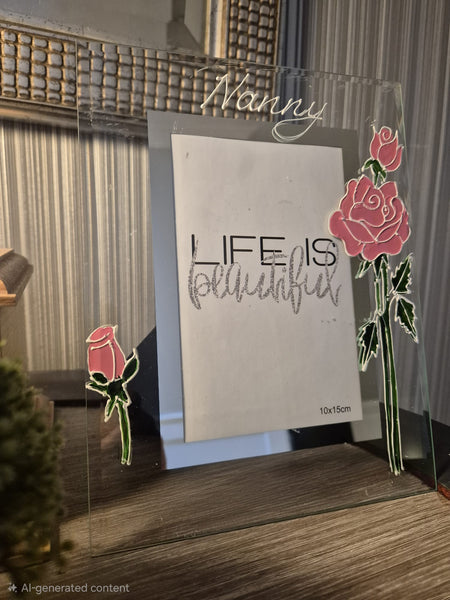 Nanny Photo Frame: Portrait (Rose)