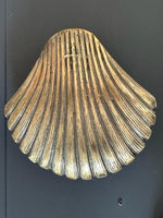 End Of Line Door Knockers - Shell Antique Brass