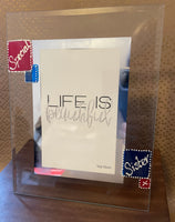 Special Sister Gift Photo Frame: Portrait (Mag/Teal)