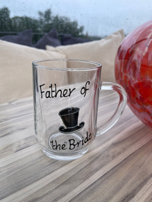 Father of the Bride Tankard: (Top Hat)