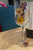 Happy Thanksgiving Gift Wine Glass: