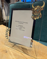 Highland Cow Photo Frame Portrait