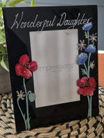 Wonderful Daughter Photo Frame: Portrait (Wildflower)
