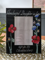 Wonderful Daughter-In-Law  Photo Frame: Portrait (Wildflower)