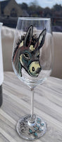 Donkey Gift Wine Glass