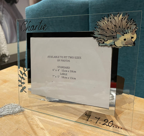 Hedgehog Photo Frame Landscape