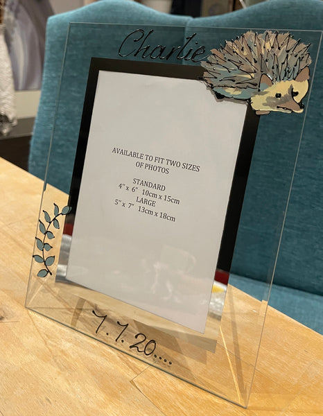 Hedgehog Photo Frame Portrait