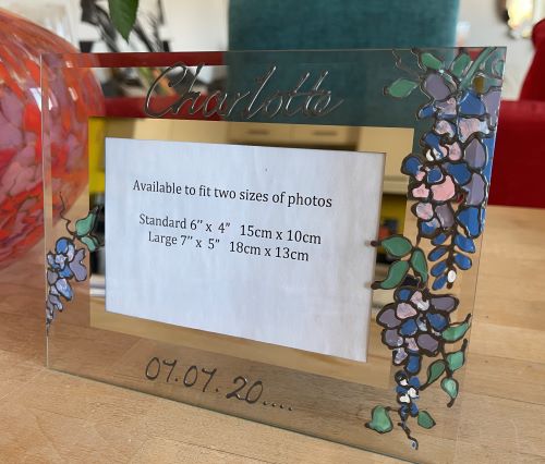 Wisteria Gift Photo Frame: Landscape