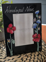 Wonderful Nan Photo Frame: Portrait (Wildflower)