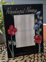 Wonderful Nanny Photo Frame: Portrait (Wildflower)
