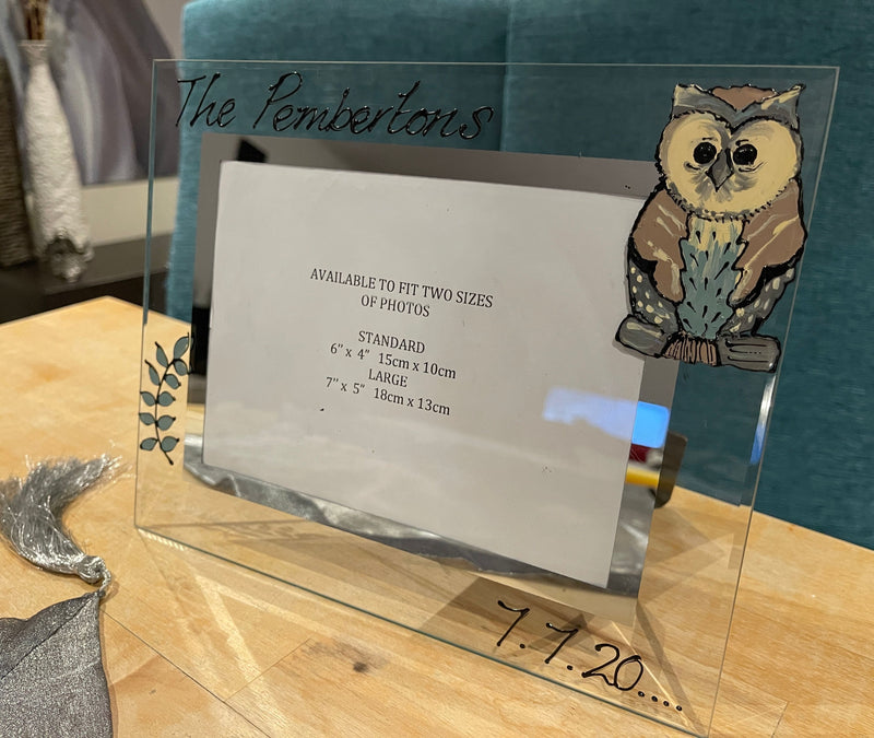 Owl Photo Frame Landscape