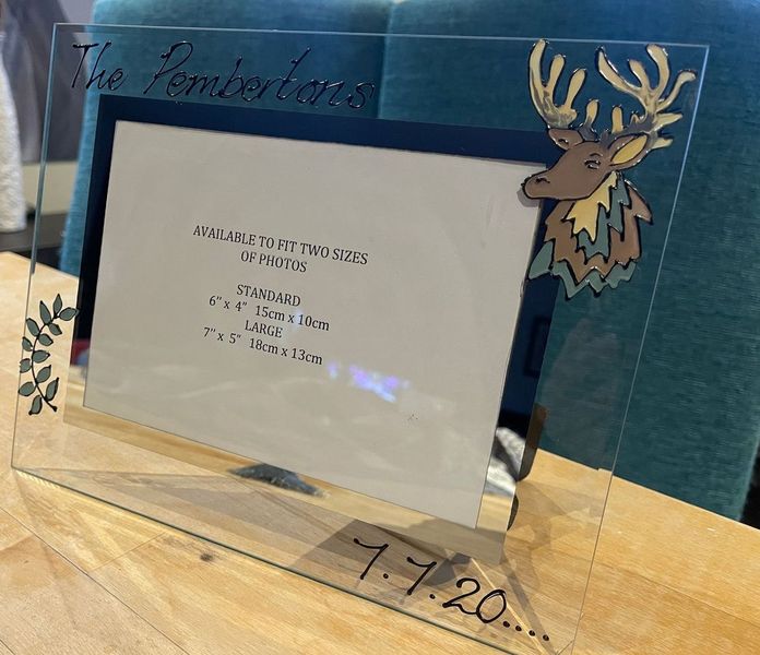 Highland Stag Photo Frame Landscape