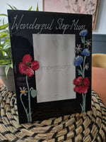 Wonderful Step Mum Photo Frame: Portrait (Wildflower)