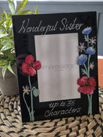 Wonderful Sister Photo Frame: Portrait (Wildflower)