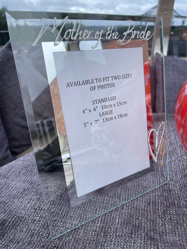 Mother of the Bride Frame: Portrait (Hearts)