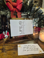 Hand Painted Festive Christmas Landscape Photo Picture Frames 2 Designs