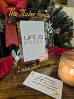 Hand Painted Festive Christmas Picture Frames 2 Designs