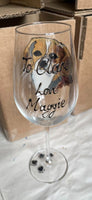 Beagle Wine Glass