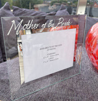 Mother of the Bride Frame: Landscape (Hearts)