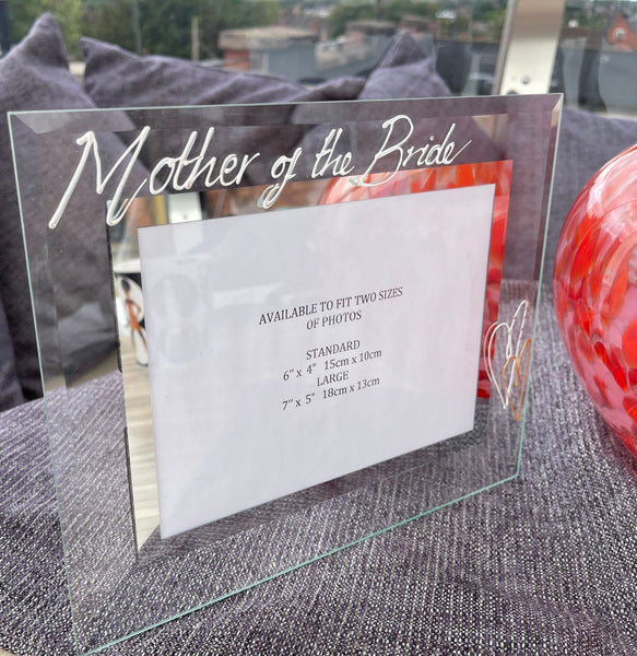 Mother of the Bride Frame: Landscape (Hearts)