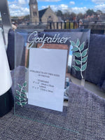 Godfather Gift Photo Frame Portrait: