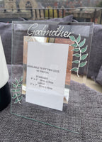 Godmother Gift Photo Frame Portrait: