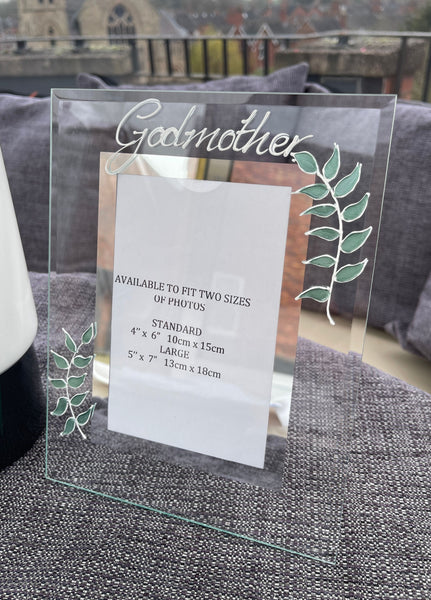 Godmother Gift Photo Frame Portrait: