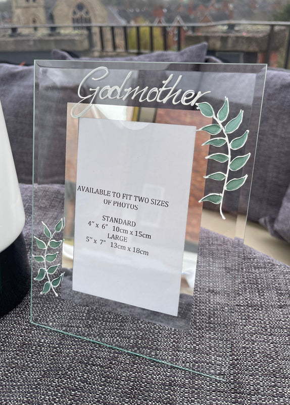 Godmother Gift Photo Frame Portrait: