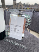 Godmother Gift Photo Frame Portrait: