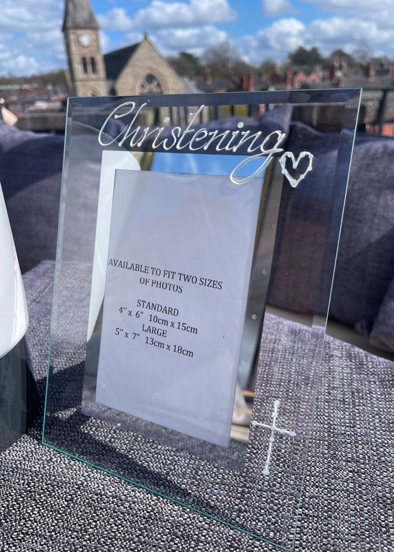 Christening Photo Frame Portrait
