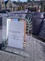 Christening Photo Frame Portrait