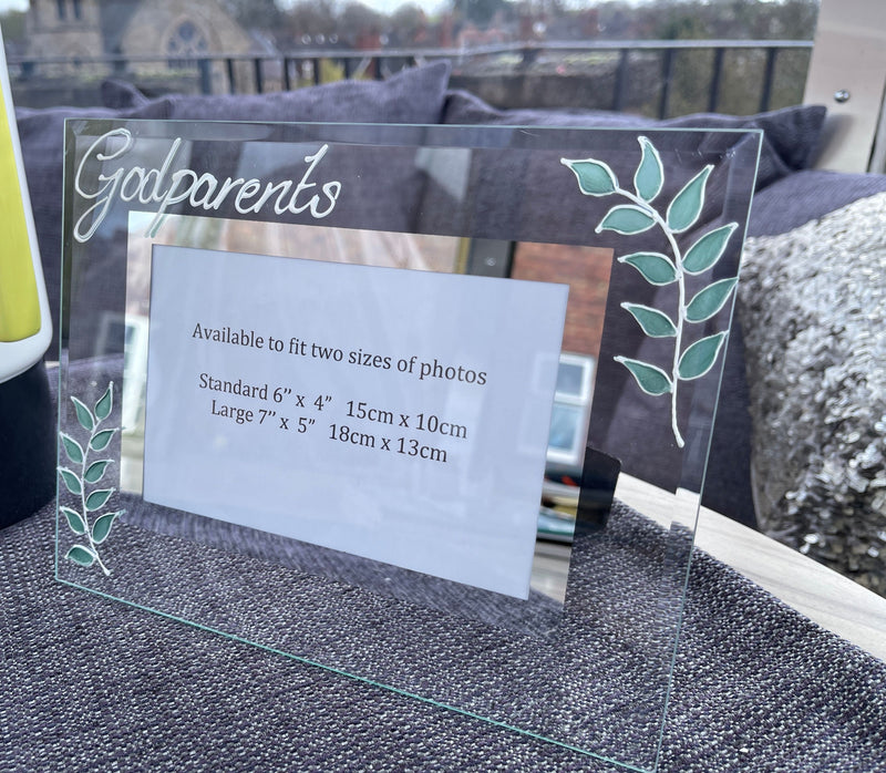 Godparents Photo Frame Landscape