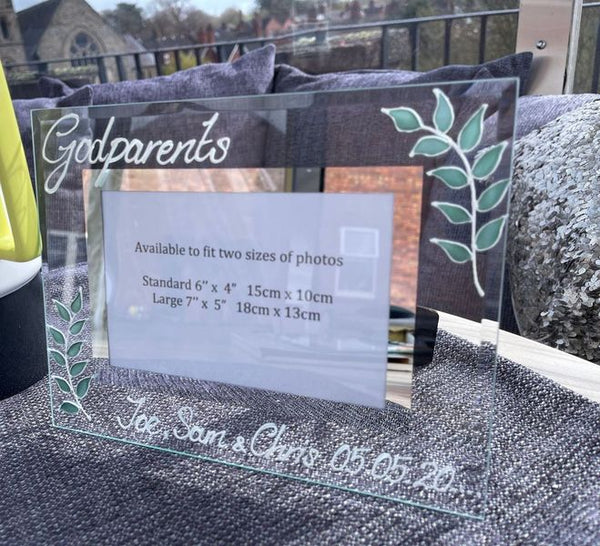 Godparents Photo Frame Landscape