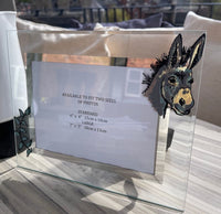 Donkey Gift Photo/Picture Frame Landscape 2 Sizes