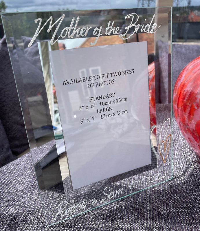 Mother of the Bride Frame: Portrait (Hearts)