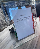 10th Wedding Anniversary Gift Photo: Frame Portrait (Flower)