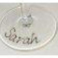 Special Golfer Design Wine Glass: (Mag/Teal)