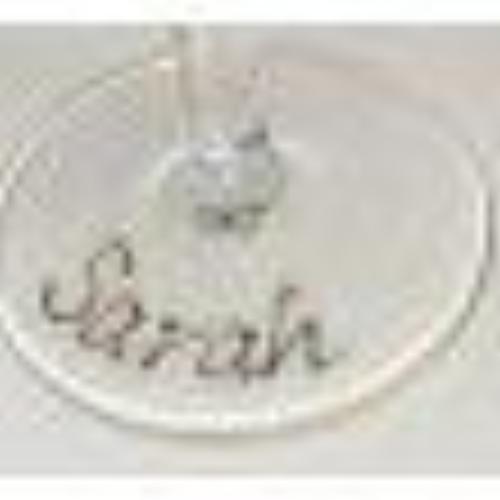 Special Golfer Design Wine Glass: (Mag/Teal)