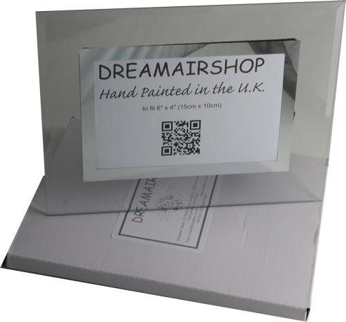 Personalised Gift Engagement Photo Frame: Land Pearl with Crystals