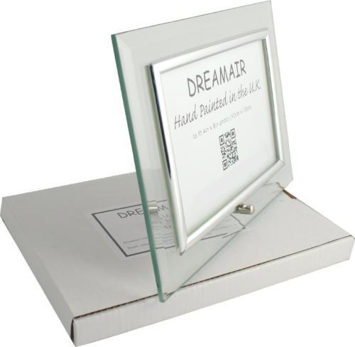 Naming Day Gift Photo Frame: Landscape (Blue Feet)