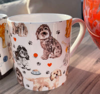 1 Pint Fine Bone China Large Mug Cockapoo