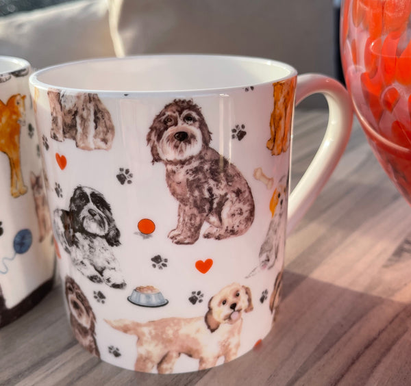 1 Pint Fine Bone China Large Mug Cockapoo