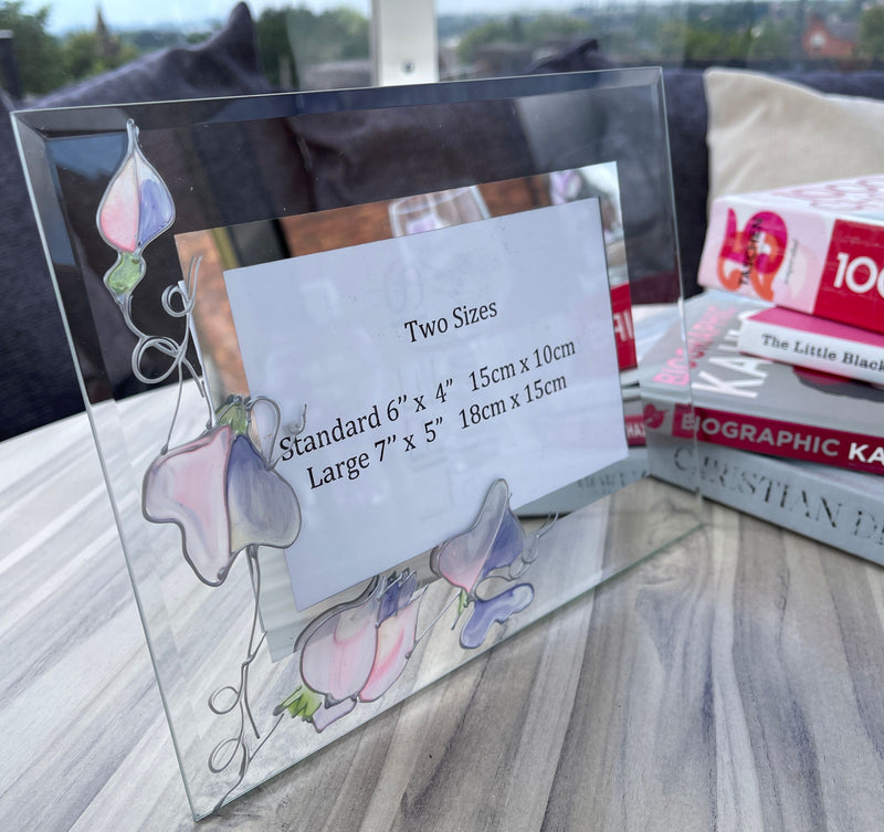 Sweet Pea Design Gift Photo Frame: Landscape