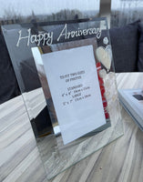 30th Wedding Anniversary Gift Photo: Frame Portrait (Flower)