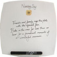 Naming Day Baby Signature Plate: Cream